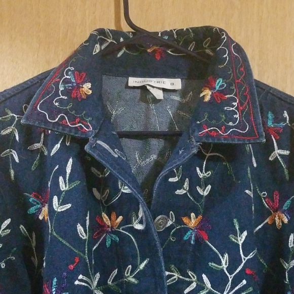 Industrie B Jean Embroidered Jacket - Picture 3 of 5